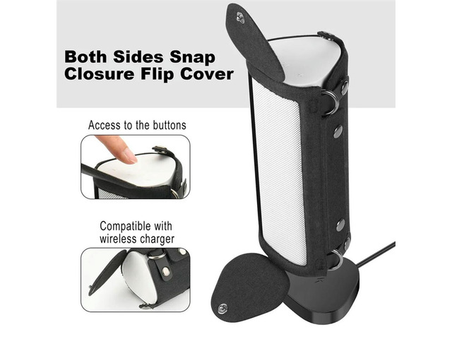 Speaker Cover For Sonos Roam And Sonos Roam SL Bluetooth Speaker, EVA Carrying Protective Case Cover With Shoulder Strap