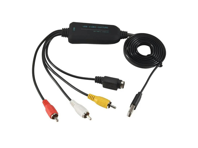 USB 2.0 Video Capture Card Single Channel USB Capture Card AV Capture Device Drive-Free Digital Converter