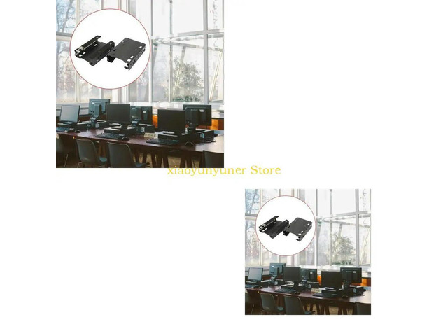 2 Pack Hard Drive Mounting Bracket SSD HDD Tray Hard Disk Drive Bays Holder for 2.5' & 3.5' Hard Drive