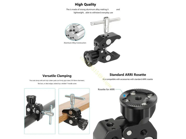 Aluminum Mount Compatible l Clip 1/4inch Thread Mount For Professional Photography Video Equipment 45BD