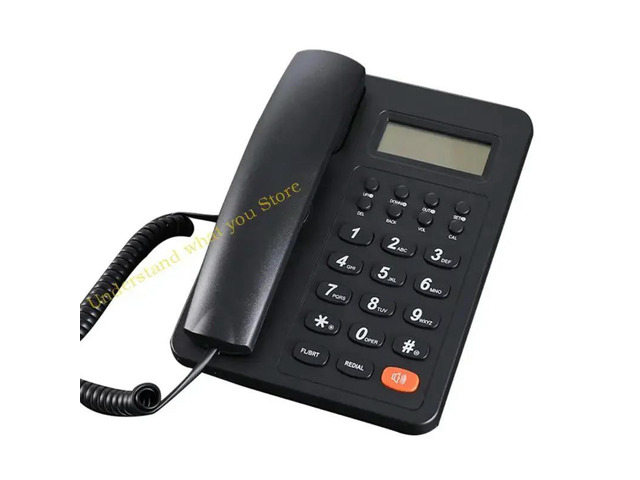Landline Phone KX-T2016 Caller Display Corded Telephone Support for Home Office