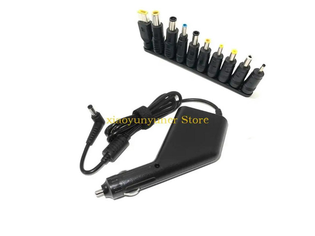 Universal 19V 4.74A 45W 65W 90W Car DC Charger for Laptop Notebook Computer 5V 2.1A USB Port Phone Charge Adapter