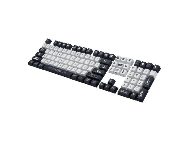 Trendy Personality PBT Dye Sublimation Opaque Halloween Theme Keycaps 108key OEM Profile Opaque Satellite Keycaps