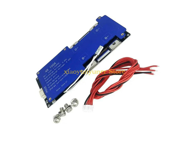 Aluminum Alloy 4S 100A Protections Board For LiFePO4 Batteries Temperature Current Protections Equalizers