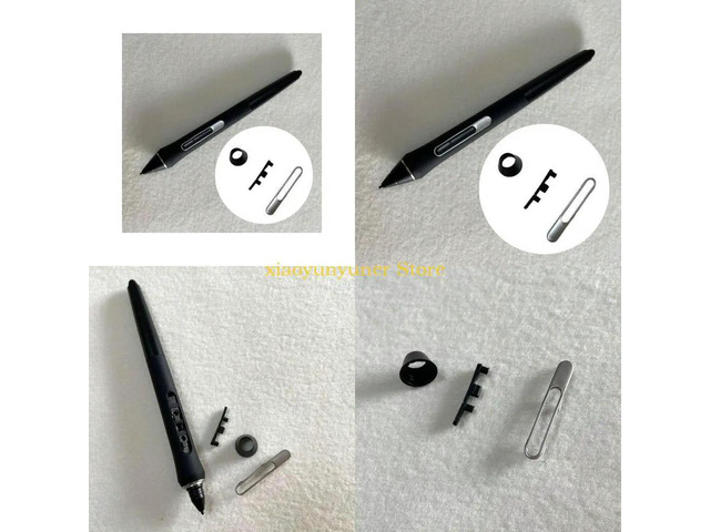 Pen Button Key + Pen Nut Pen Buckle Kit for Pro Pen 2 KP504e 503e Pen Display Easy to Install Pen Accessories