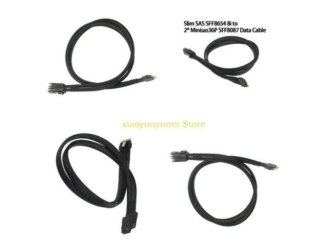 Durability SFF8654 8i to 2xMini 36Pin SFF8087 Connection for Server