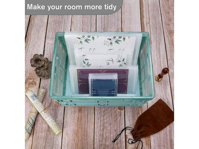60 Pcs Clear Stamp And Die Bag Reseale Pocket Large Envelope Case For DIY Scrapbooking Paper Card