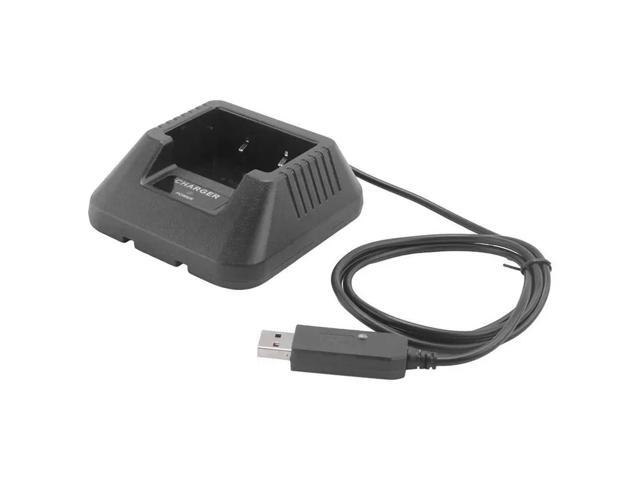Walkie Talkie USB Charging Cable Replacement For Baofeng UV-5R UV-5RE DM-5R Two Way Radio