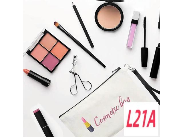 10Pcs Sublimation Blank Pen Case Blank DIY Craft Bags Canvas Pencil Case Canvas Makeup Bag Pencil Case