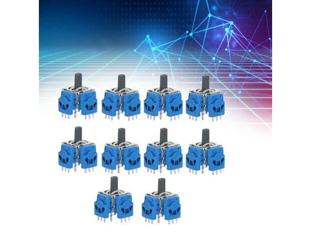 10PCS Hall Joystick For PS5 Game Console Electromagnetic Joystick Anti-Drift 3D Joystick Analog Sensor Potentiometer