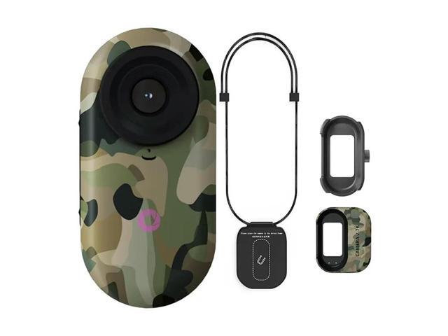 Action Camera 2.7K HD Body Camera Pocket Pet Recorder Thumb Camera With Lanyard For Work,Cycling Travel