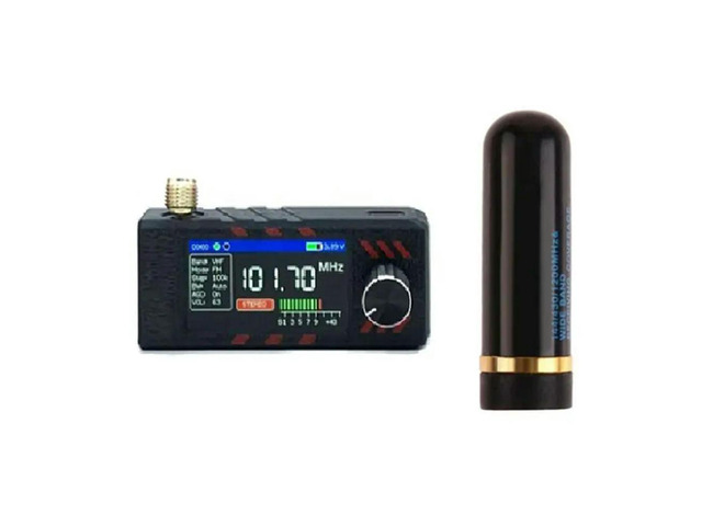 SI4732 0.5Khz-181Mhz 1.9Inch IPS Screen Pocket Radio Withantenna All Band Radio Receiver SW MW VHF Radio
