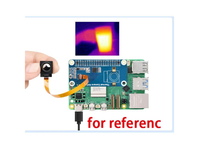 Long-Wave IR Thermal Imaging Camera Module, For Raspberry Pi IR Camera, 80X62 Pixels, Options For FOV And Connector,B