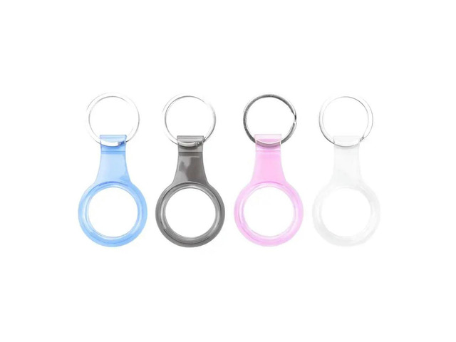 For Airtag Case Keychain Protective Case For Airtags Anti-Lost Waterproof Air Tags Cover Holder Key Finder