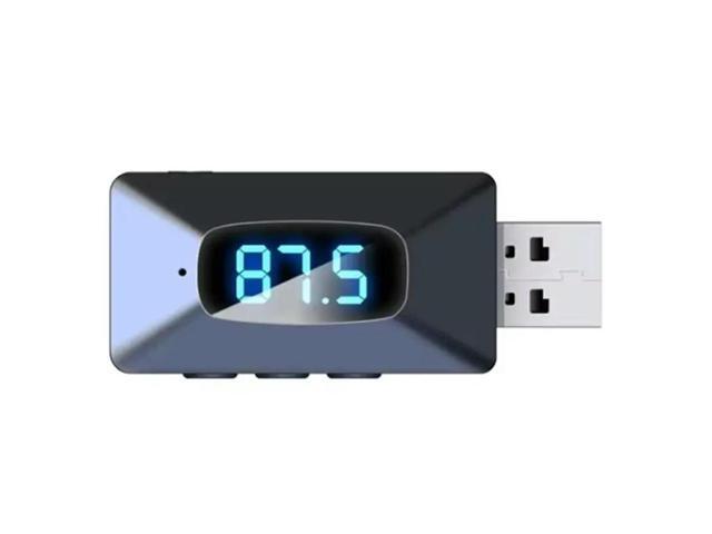 T65 Mini USB Transmitter Receiver Withled Display Car Bluetooth Receiver 5.4 Audio Adapter
