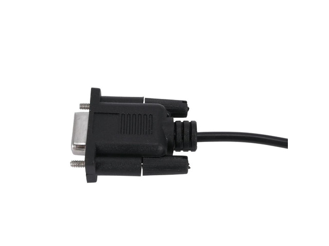 2X DB9 9 Pin VGA Female Cable,DB 9 Female To TRS 3.5Mm (1/8In) TRS Stereo Male Serial Data Cable-6 Feet
