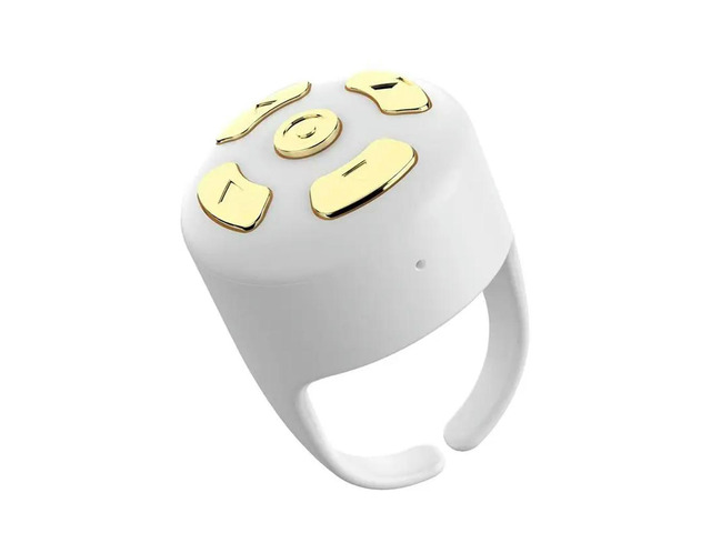 Bluetooth Air Mouse Mobile Selfie Lazy Instant Remote Control Ring Music Video Controller For Laptop Phone B