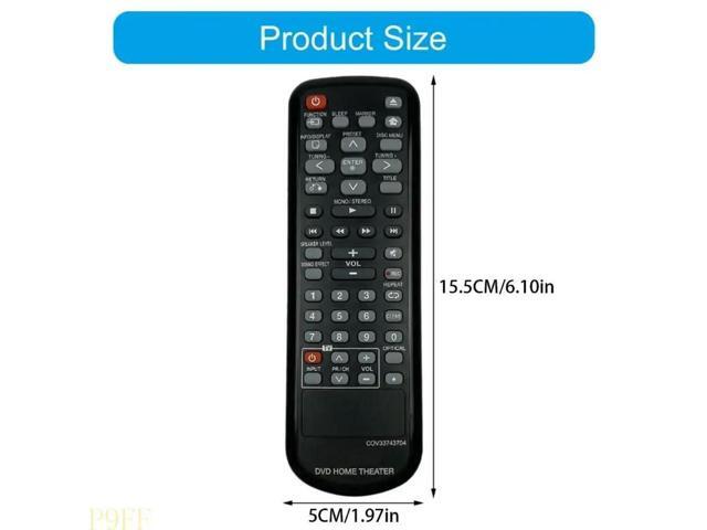 Easy to Operate Remote Control with Simple Button Arrangement Fast Power Replace