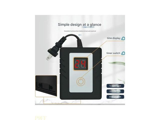 Energy Efficient Digital Timer Outlet Time Controller For Fan Hydroponic System Christmas Decoration 110-220V Support