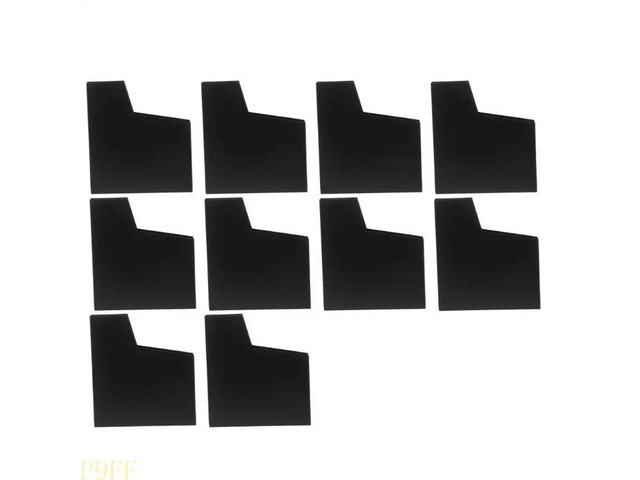 10 Pieces/pack Dust Cover Protective Sleeve for NES Cartridge - Black