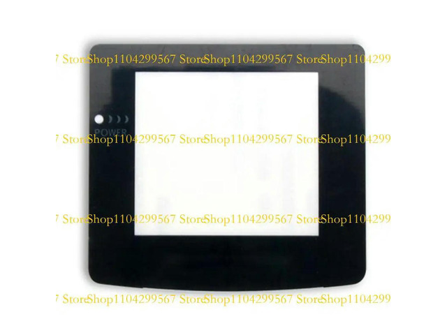 Adhesive Screen Lens Glass Black for Game Boy Color
