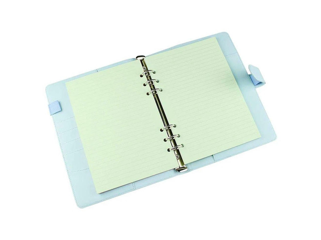 A5 Colorful 6-Hole Punched Ruled Refills Inserts For Organizer Binder, 5-Color Loose Leaf Planner Filler Paper,50 Sheets
