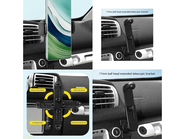 17mm Rotating Ball Joint Extension Arm Adapter Suitable For Car Phone Holder & Navigation Mount With Adjustable Rotation