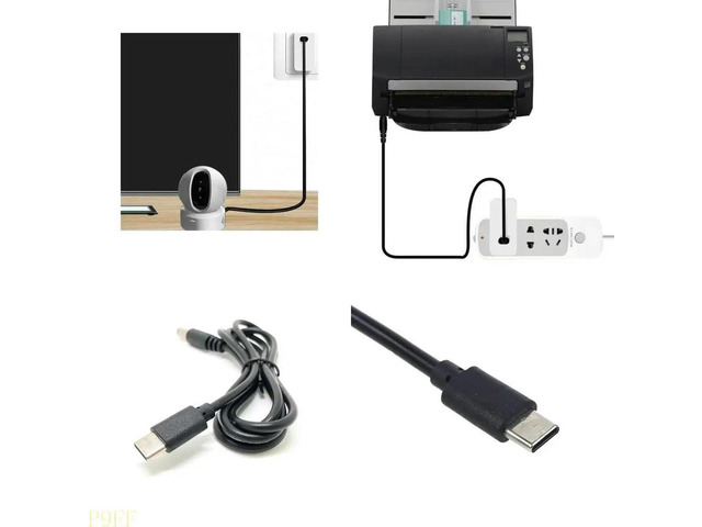 100W Type-C Laptop Cable Power Supply Adapter with 10 for DC