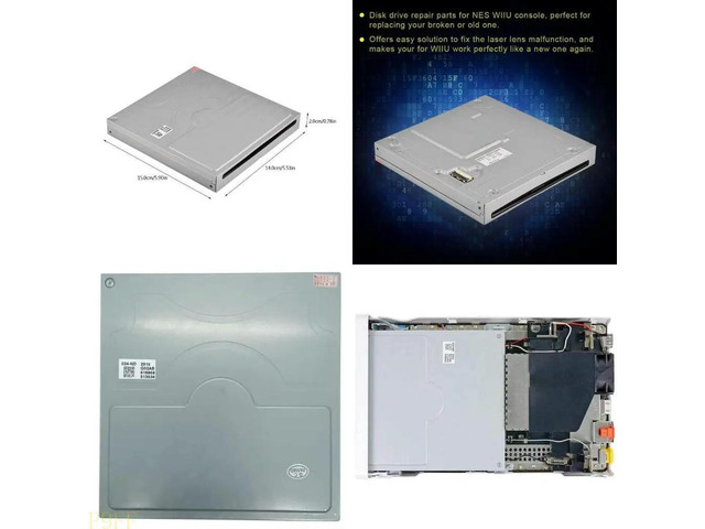 Ultra-slim Internal DVD Disc Drive RD-KL101-ND / RD-DKL034-ND Replacement Part for WIii U Game Console