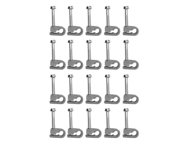 20Pcs Screws And Wire Clamps For Starlink Mini Cable Management Clips Power Cables Organizer Wiring Management Clip