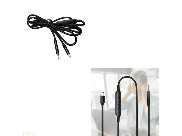 Replacement USB C Cable for QC25/QC35/QC35II/QC45/NC700/Y40/Y45/Y50 Headphone