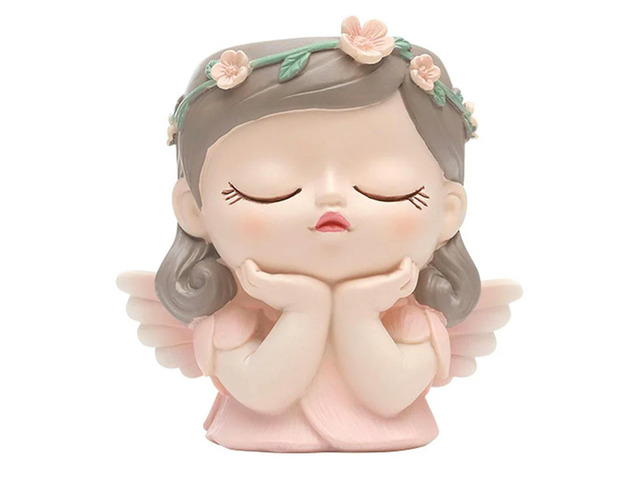 Silicone Mold Flower Fairy Prayer Flower Pot Resin Gypsum Crystal Dropping Glue Tool DIY Handmade Crafts