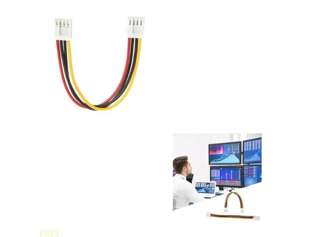 Industrial 4Pin Female Floppys Power Cable 15CM Length For 2.54mm Spacing Motherboards Interfaces