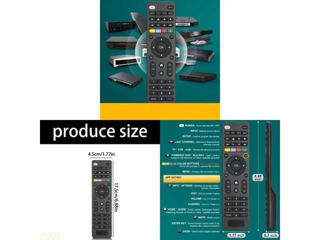 Remote Control Replacement Accessory Part for G009 Television Remote Control LED LCD Media Player Accessories