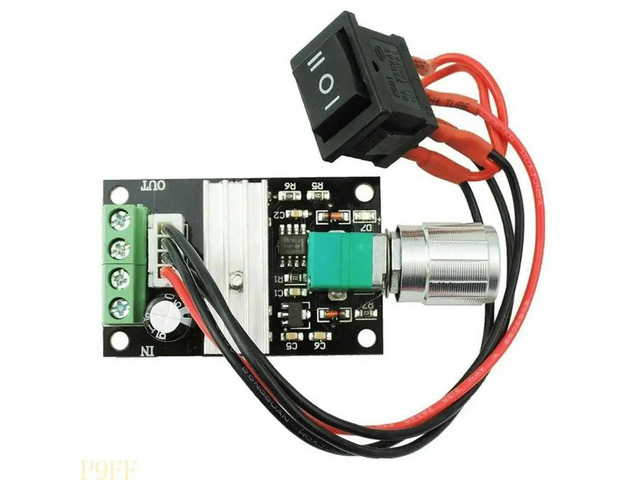 Fast Response PWM Motor Speed Regulator Switches 6V 12V 24V 3A Knob Control