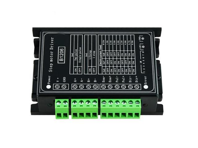 B1206 Stepper / Half Step Driver 2 Phase Stepper Motor Driver Supply Voltage 120V Working Current 6A Single/Double Pulse