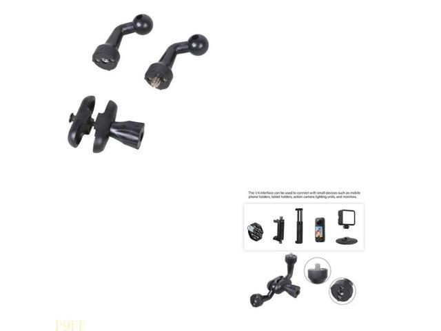 Rotating 1/4-20 Thread Extension Rod for Cameras Phone Tripods Mount Systems