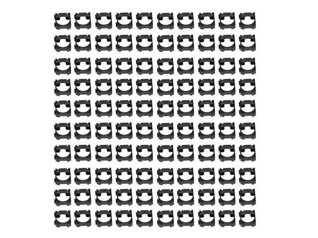 100PCS Li- Holder Bracket Cylindrical Cell Holder For DIY Projects