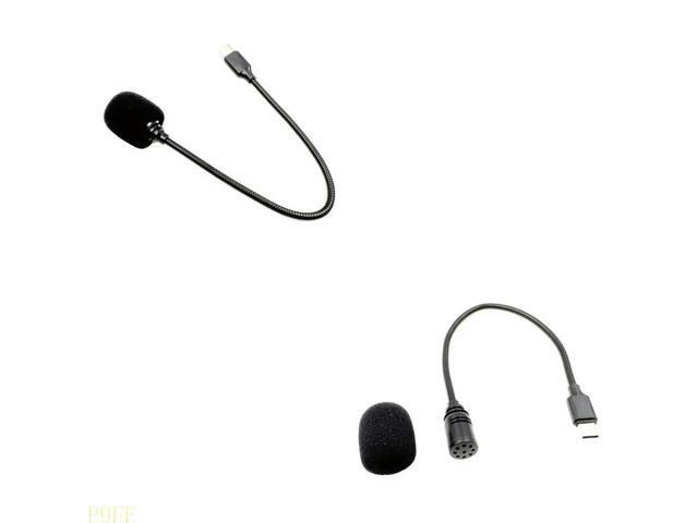Bendable Goosenecks USB C Microphones Adjustable Sound For Podcasting Video Calls