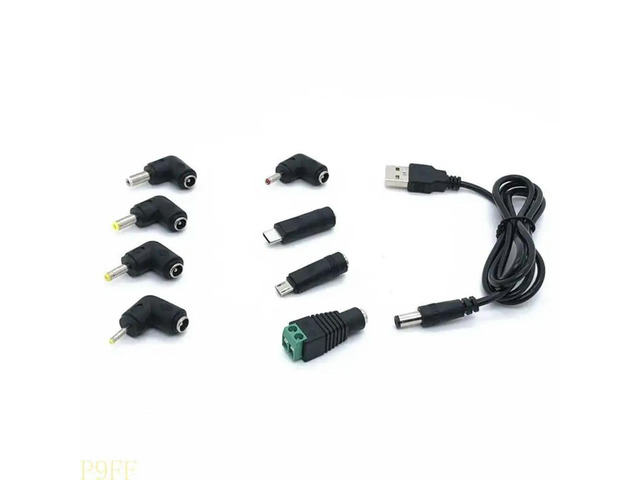 Flexible Charging Cable Set for Diverse Devices Including Fan Scale Lights
