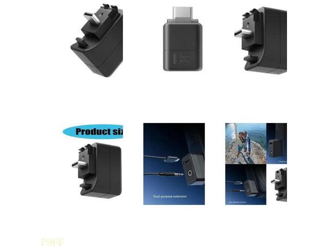 Camera Audios Adapter For X5 with Type C 3.5mm Port For Stable Mount &Recording