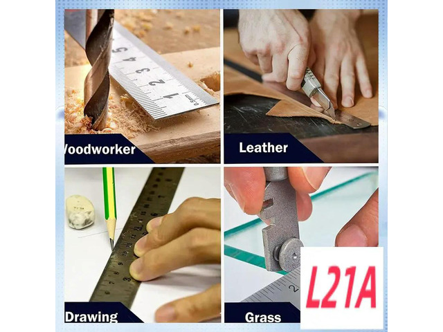 l Ruler Non-Slip Ruler With Cork Backing:(12+18 Inch) Stainless Steel Ruler Non-Slip Rulers With Inch And Centimeters
