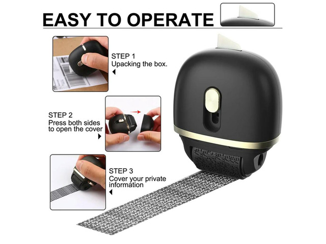 Identity Protection Roller Stamp For Privacy Confidential Data Guard Your Security Stamp Roller Privacy Roller