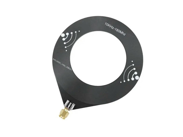 Donut SDR Antenna Indoor Radio Antenna WB Antenna 10Khz-180Mhz SMA Loop Antenna For Radio Walkie Talkie SDR