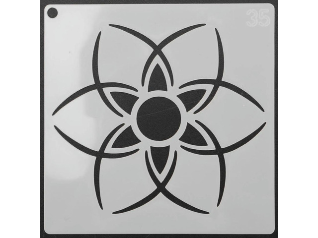 36Pcs Mandala Painting Templates For DIY Rock Painting Art Canvas Wood Furniture Cards Painting