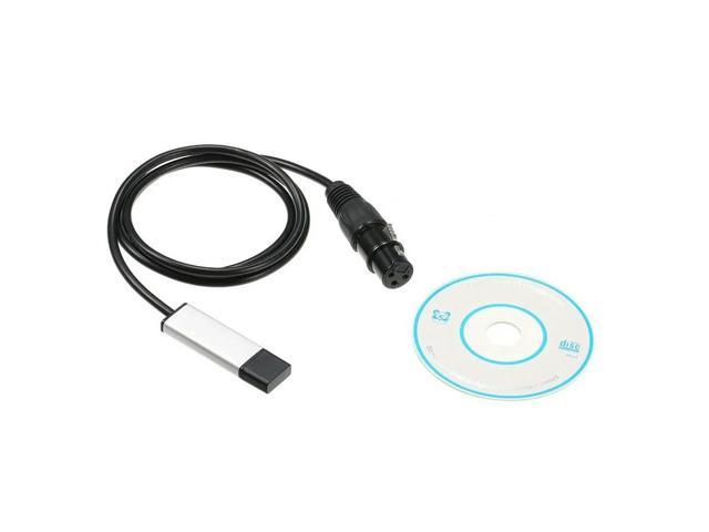 USB To DMX Interface Adapter DMX512 Computer Stage Lighting Controller Dimmer USB LED Dmx512 Interface With CD