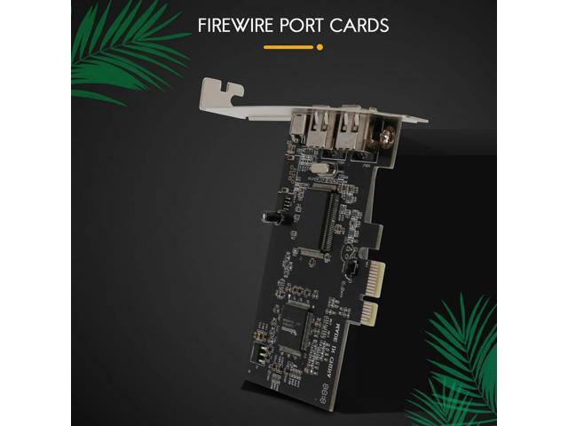1394 Firewire Card,Pcie 3 Ports 1394A Firewire Expansion Card, PCI Express To External IEEE 1394 Adapter Controller