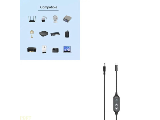 USB C DC5.5mm Power Supply 100W With 5V/12V/15V/19V/20V Multiple Output USB To Direct Power Cord 28 Adapters For Laptops