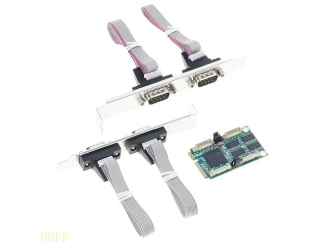 MINI PCI-E to Serial Port Card Industrial Grade COM Card RS232 Signal DB9 pin Expansion Card