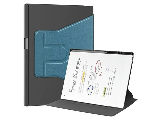 Case For Remarkable Paper Pro 11.8 Inch Protective Case With Pencil Holder-360°Rotating Protective Stand Cover
